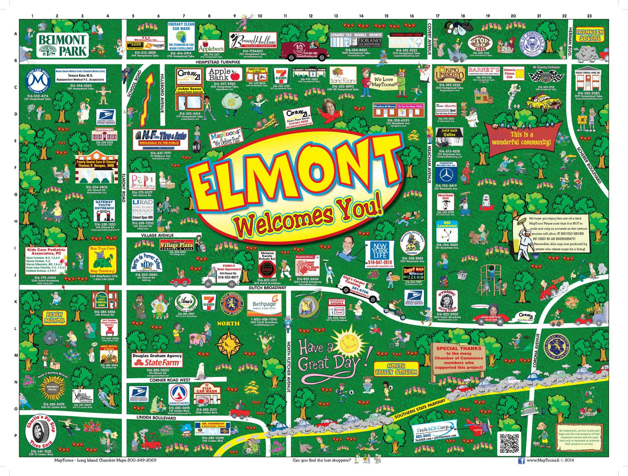 Elmont Chamber of Commerce: Introducing Elmont’s Very Own Map – Elmont ...