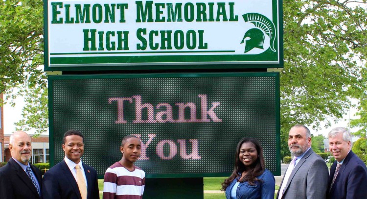 Long Island Herald - Elmont HIgh School - Electronic Signs - The Excelsior