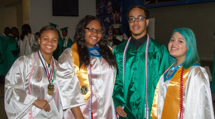 Hirene Nejia Nigel Redhead Felixcie Dorsainvil and Lauire Lamaur