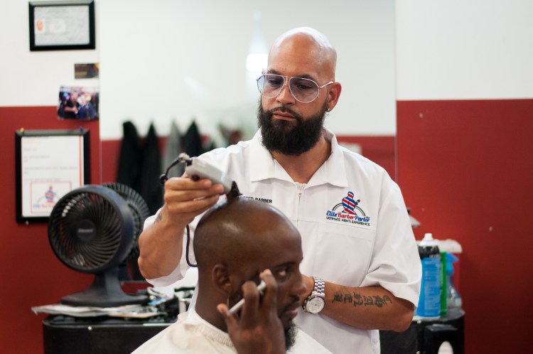 The Elmont Excelsior Community News Four Pillars of Entrepreneurship Elite Barber Parlor Christopher Diaz Joseph DiDomizio 5