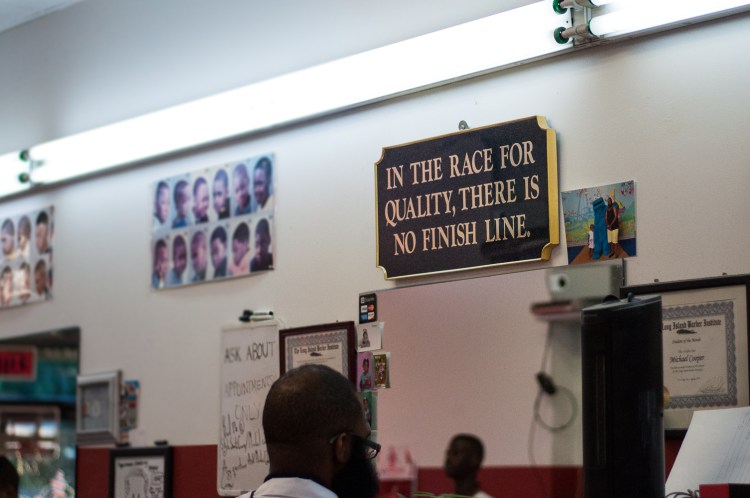 The Elmont Excelsior Community News Four Pillars of Entrepreneurship Elite Barber Parlor Christopher Diaz Joseph DiDomizio 2