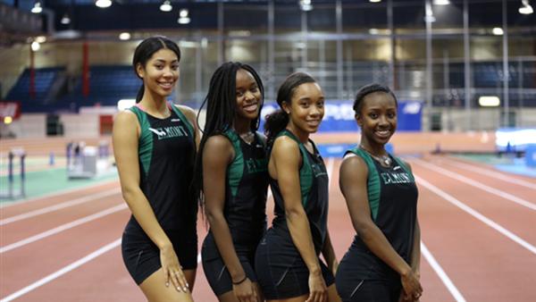 021916_Elmont memorial high school winter track cornell university meet team spartans excelsior we are elmont 1