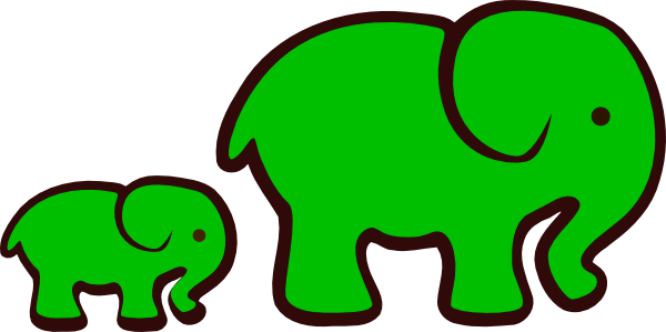 green-elephants-clip-art-fest